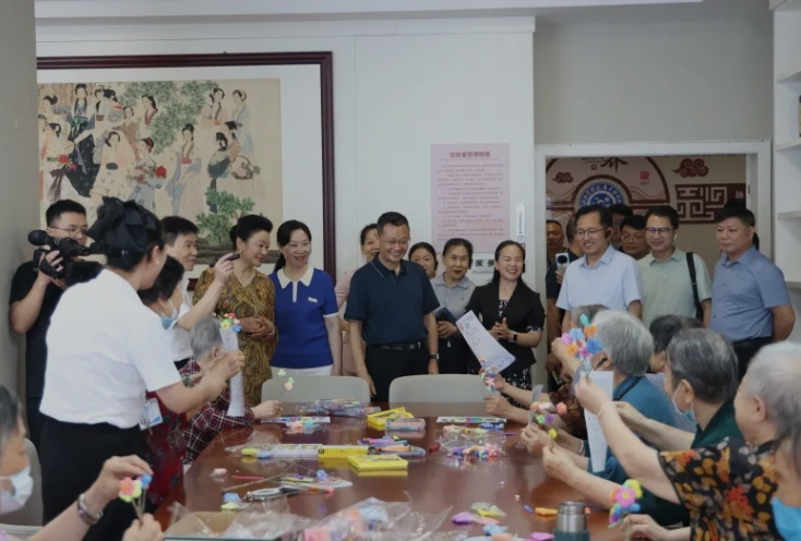 農(nóng)工黨河南省委會調(diào)研組蒞臨圣德康養(yǎng)中心調(diào)研